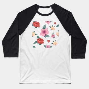 floral pattern , seamless floral pattern Baseball T-Shirt